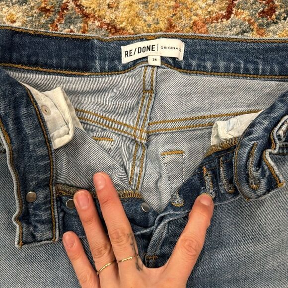 RE/DONE Ankle Crop Jeans - Picture 3 of 8